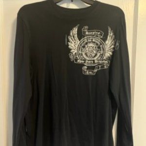 Mens Banana Republic long sleeve cotton tee shirt